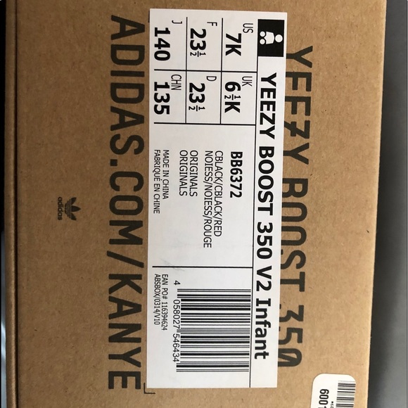 Yezzy Boost 350 V2 infant